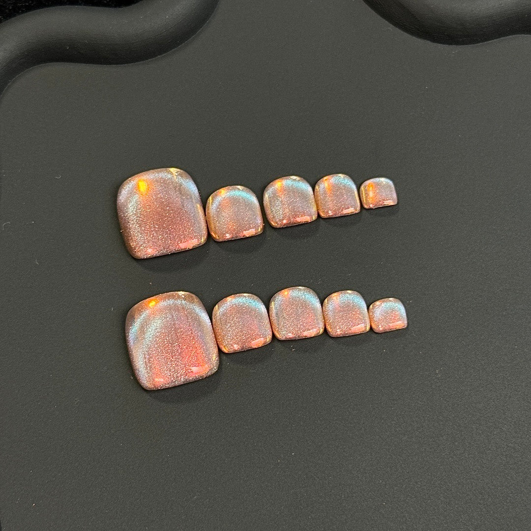 Aurora Prism press on nails