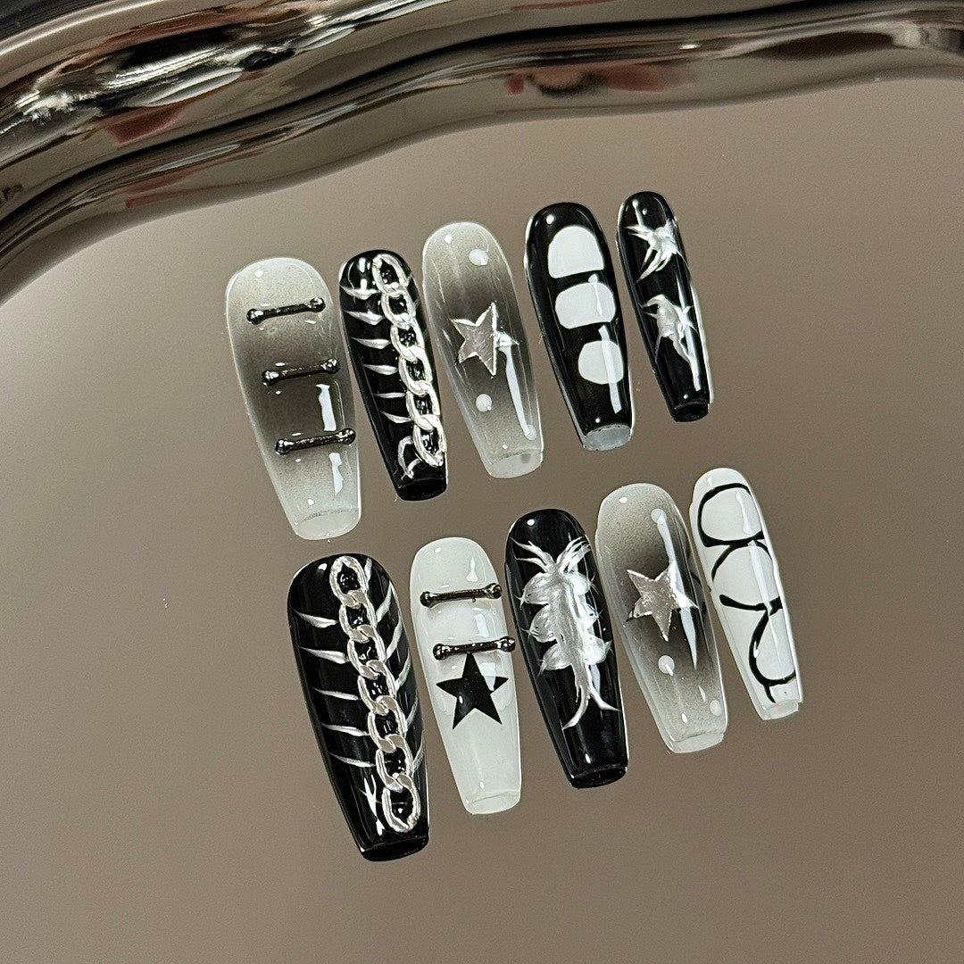 Chain Spark press on nails