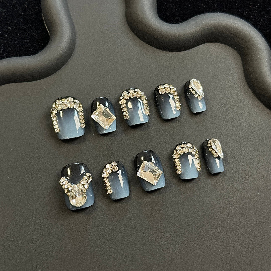 Diamond Embrace press on nails