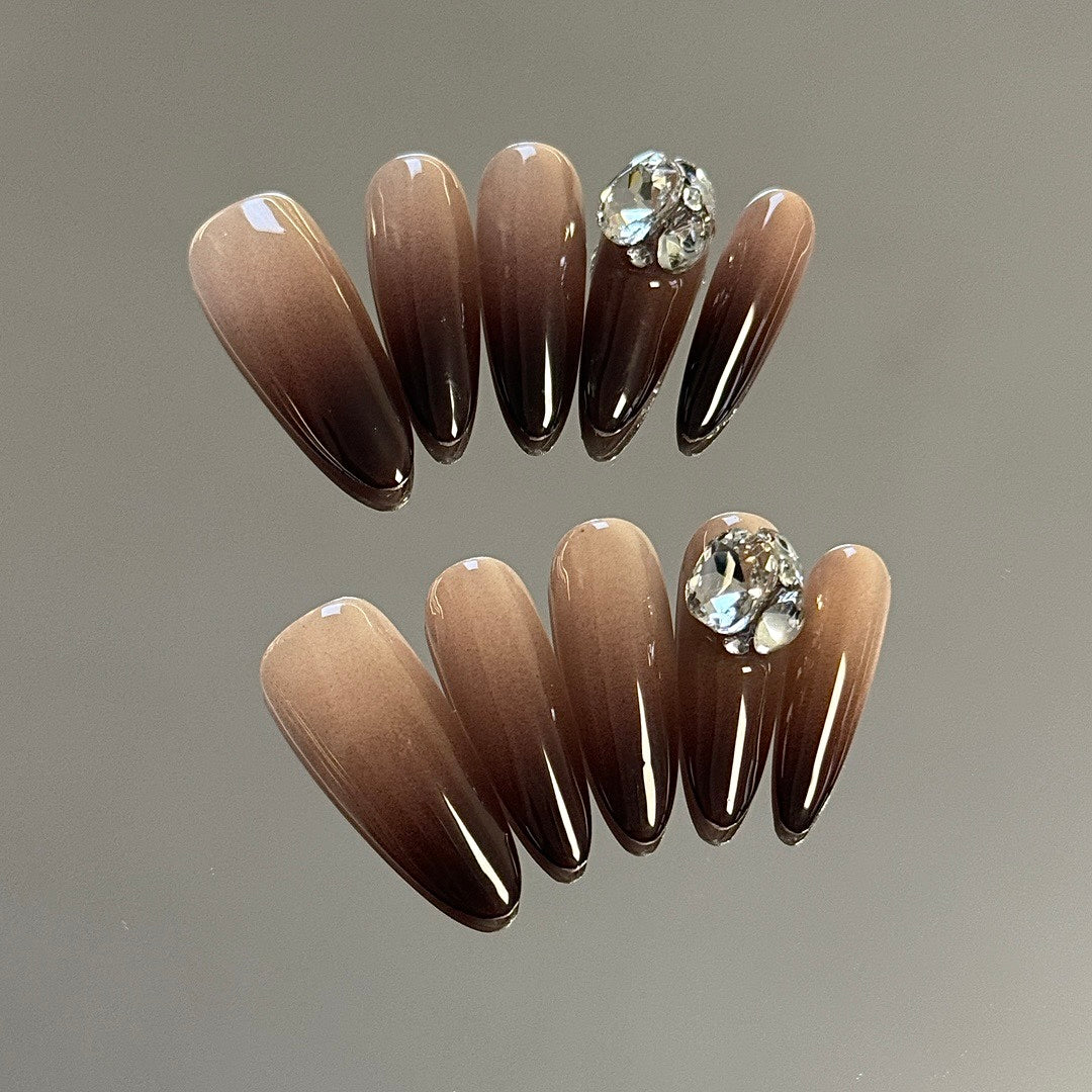 Dusky Gem press on nails