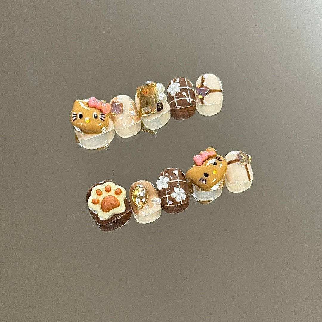 Feline Paws press on nails