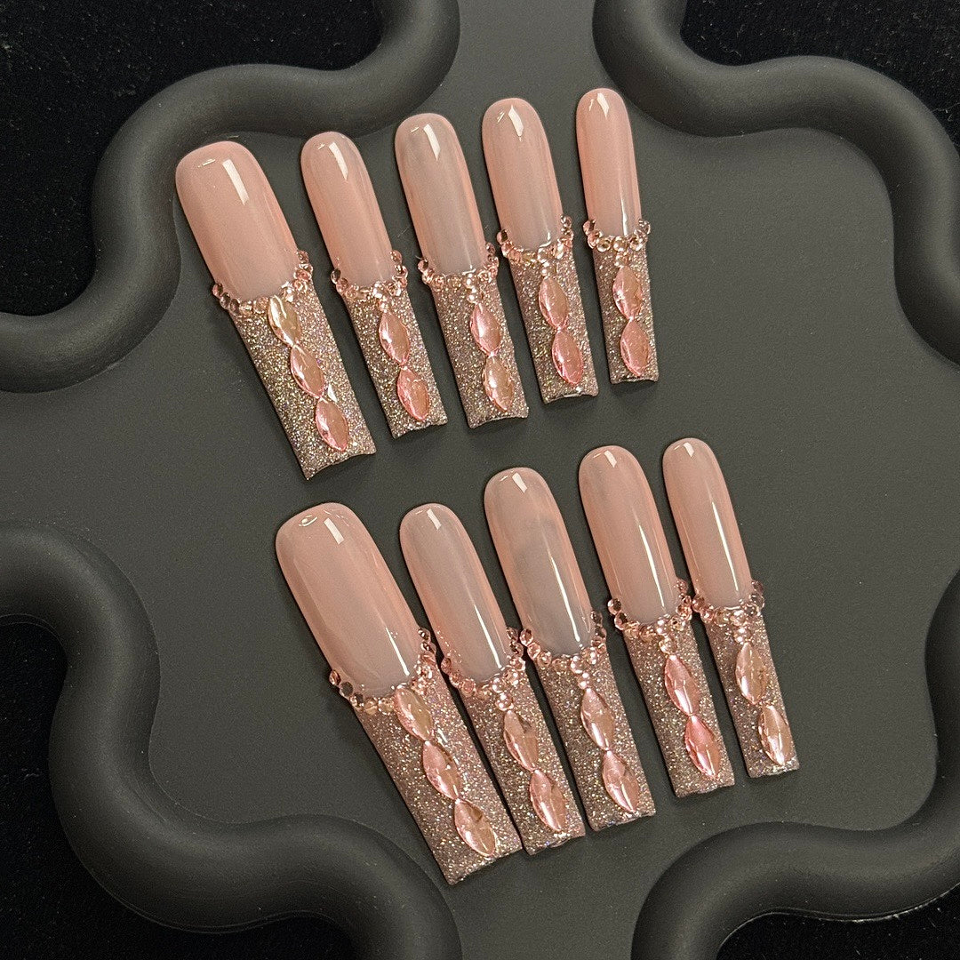 Glimmer Twist press on nails