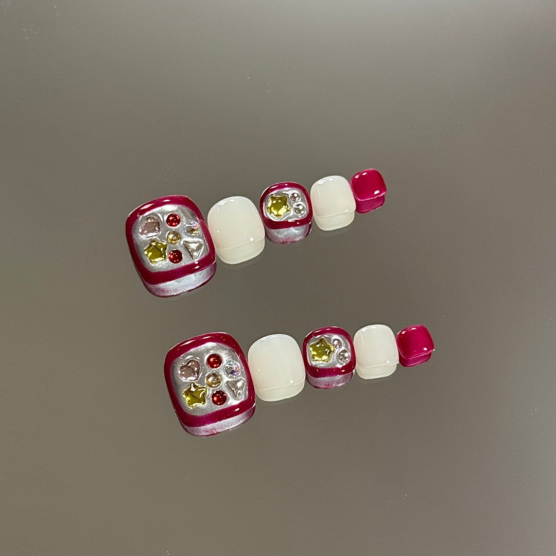 Jewel Cradle press on nails