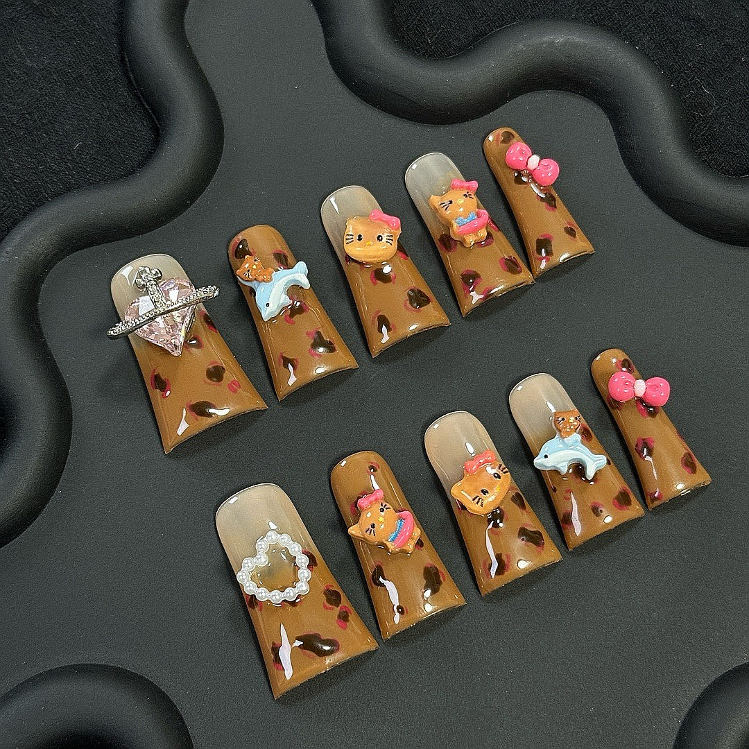 Kitty Delight press on nails