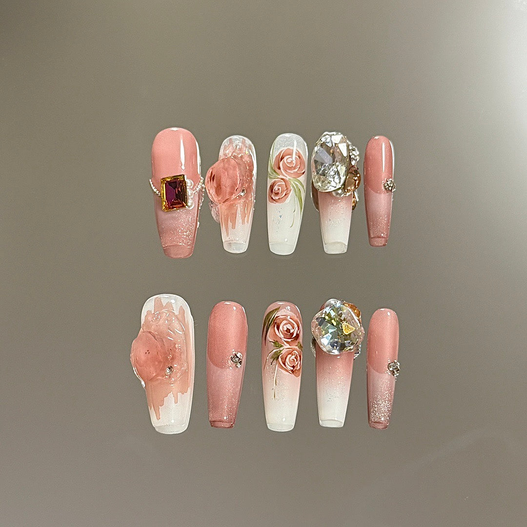 Petal Adorn press on nails