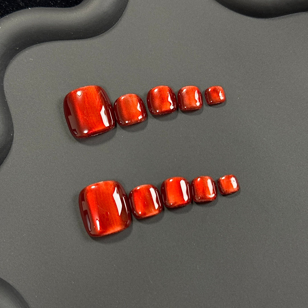 Scarlet Shell press on nails