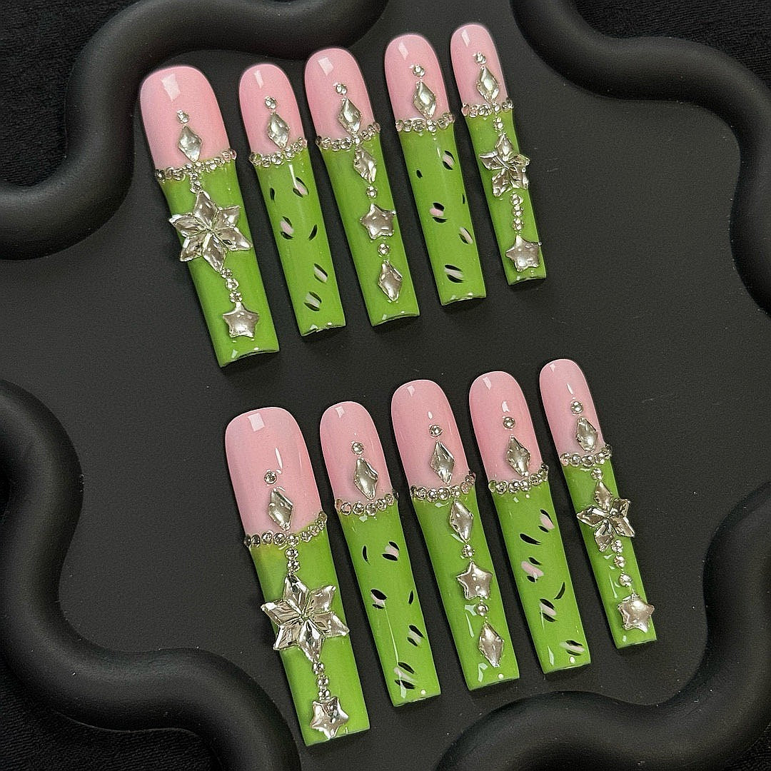 Starry Vine press on nails