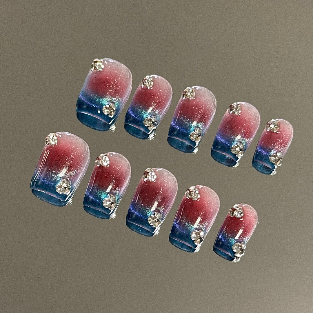 Twilight Glimmer press on nails