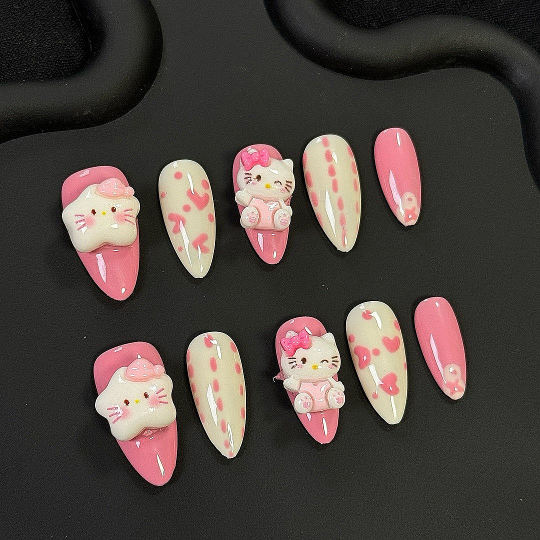 Whisker Candy press on nails