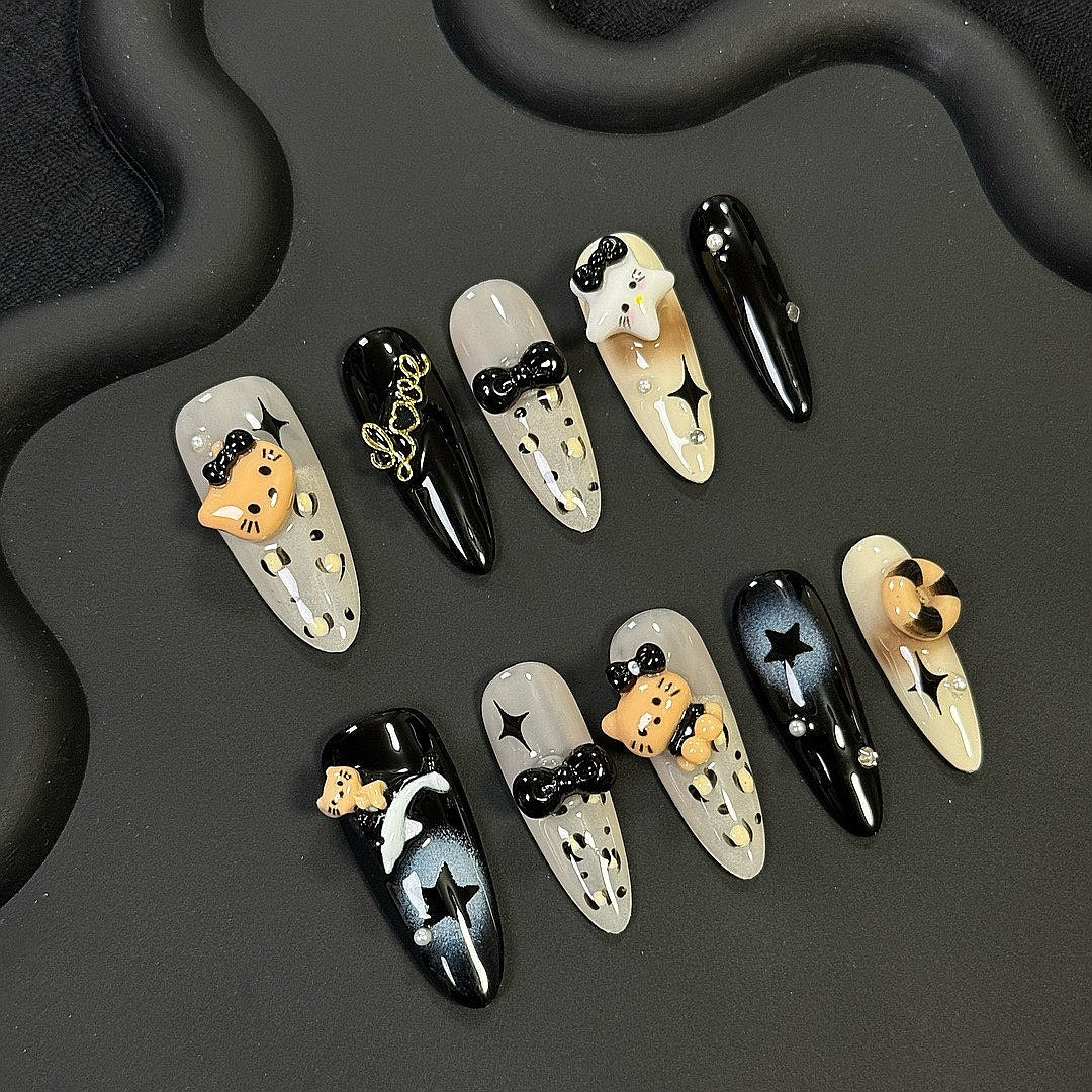 Whisker Stars press on nails